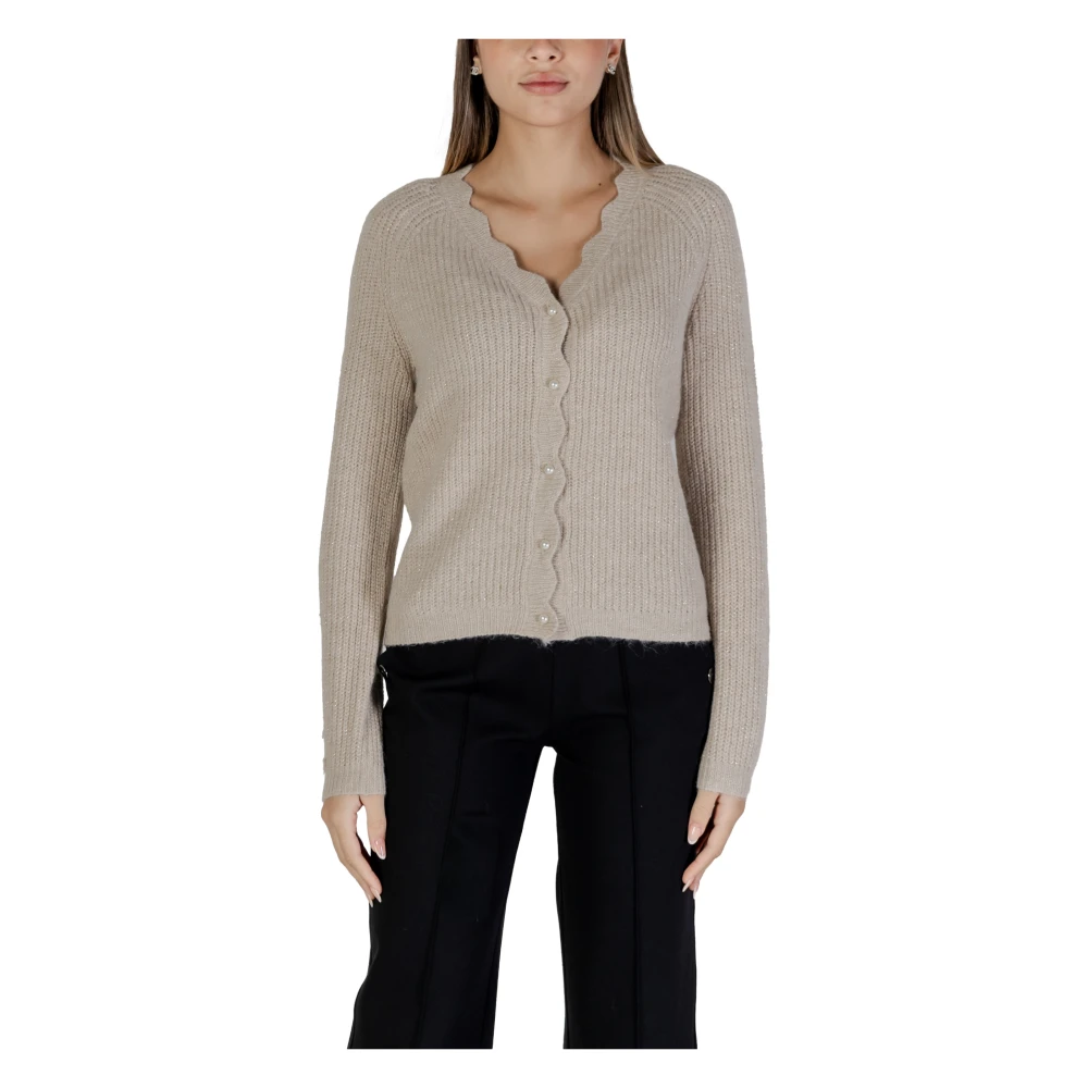 Vila Herfst Winter Dames Gebreide Kleding Collectie Yellow Dames
