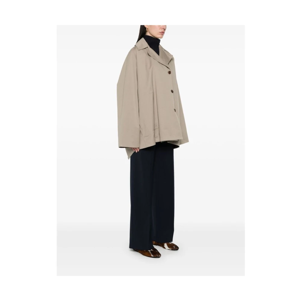 Remain Birger Christensen Beige Knopenjas met Zakken Beige Dames