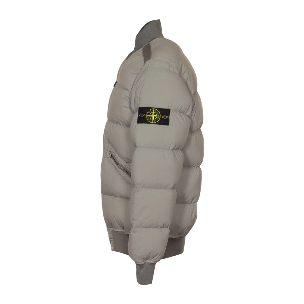 Stone Island Lichtgewicht Pufferjassen Beige Heren