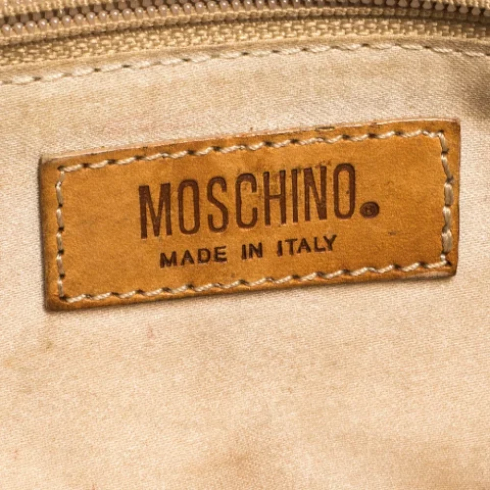 Moschino Pre-Owned Pre-owned Leather shoulder-bags Yellow Dames