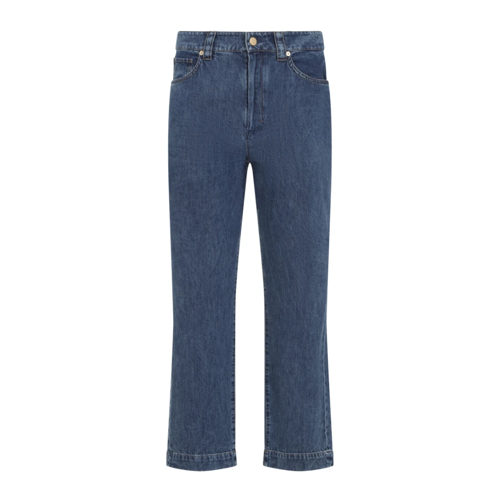 Max Mara Blauwe Jeans voor Vrouwen Elegante Stijl Blue Dames