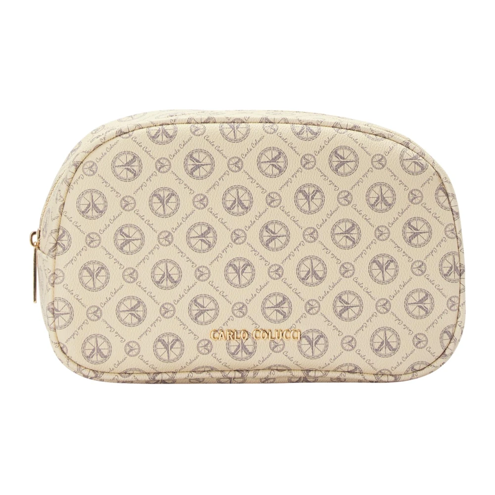 Carlo Colucci Men's Beige Toilet Bags
