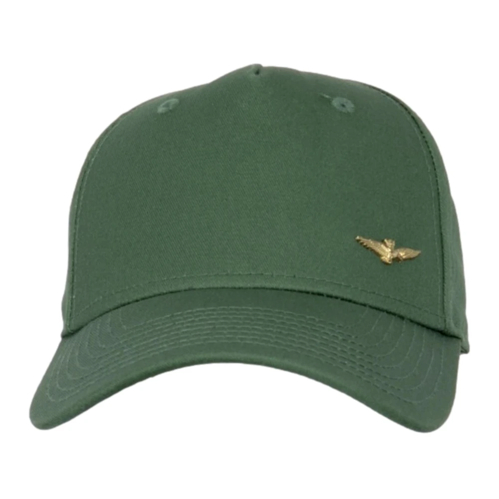 aeronautica militare Groene Basic Adelaar Metalen Baseballpet Green Unisex