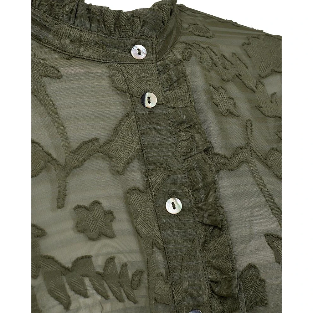 Freequent Groene Blouse met Stijl Fqcima Green Dames