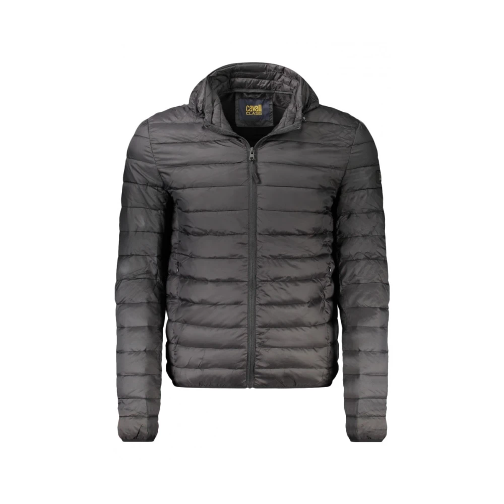 Cavalli Class , Winter Jackets, Male, Black, L, Padded Quilted Vest