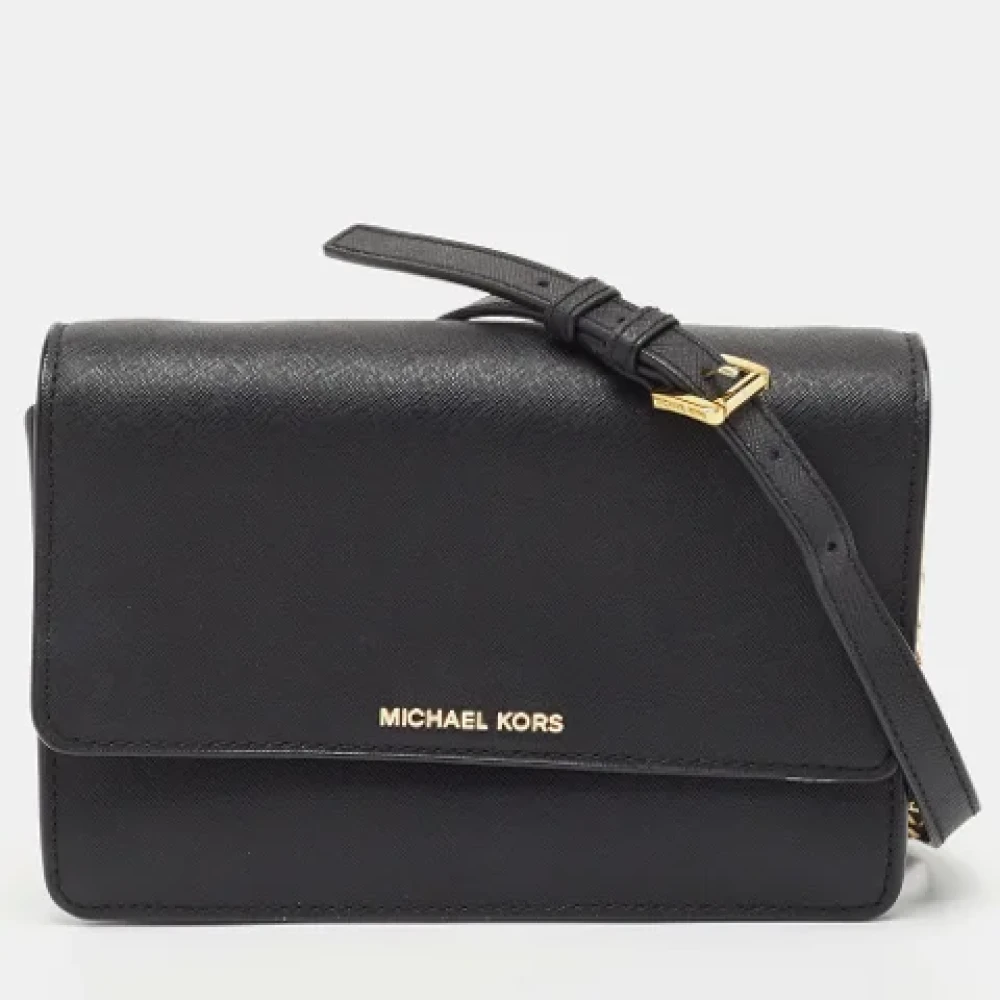 Michael Kors Pre-owned Leather shoulder-bags Black Dames