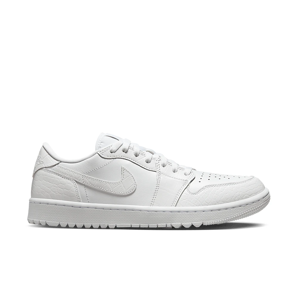 Jordan Men's White Retro Low Golf Croc Shoes - Trainers - 11 1/2 Uk - Sport