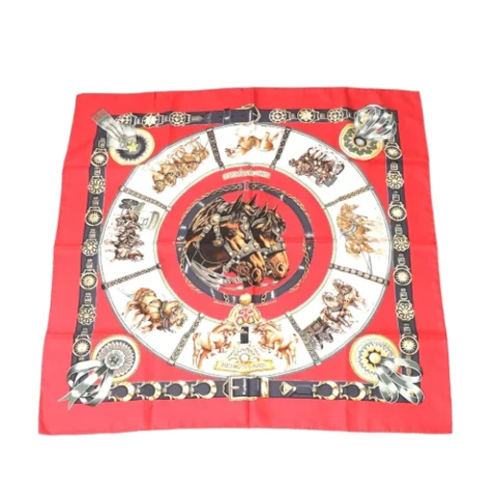 Pre-owned > Pre-owned Accessories > Pre-owned Scarves - - Hermès Vintage - Modalova