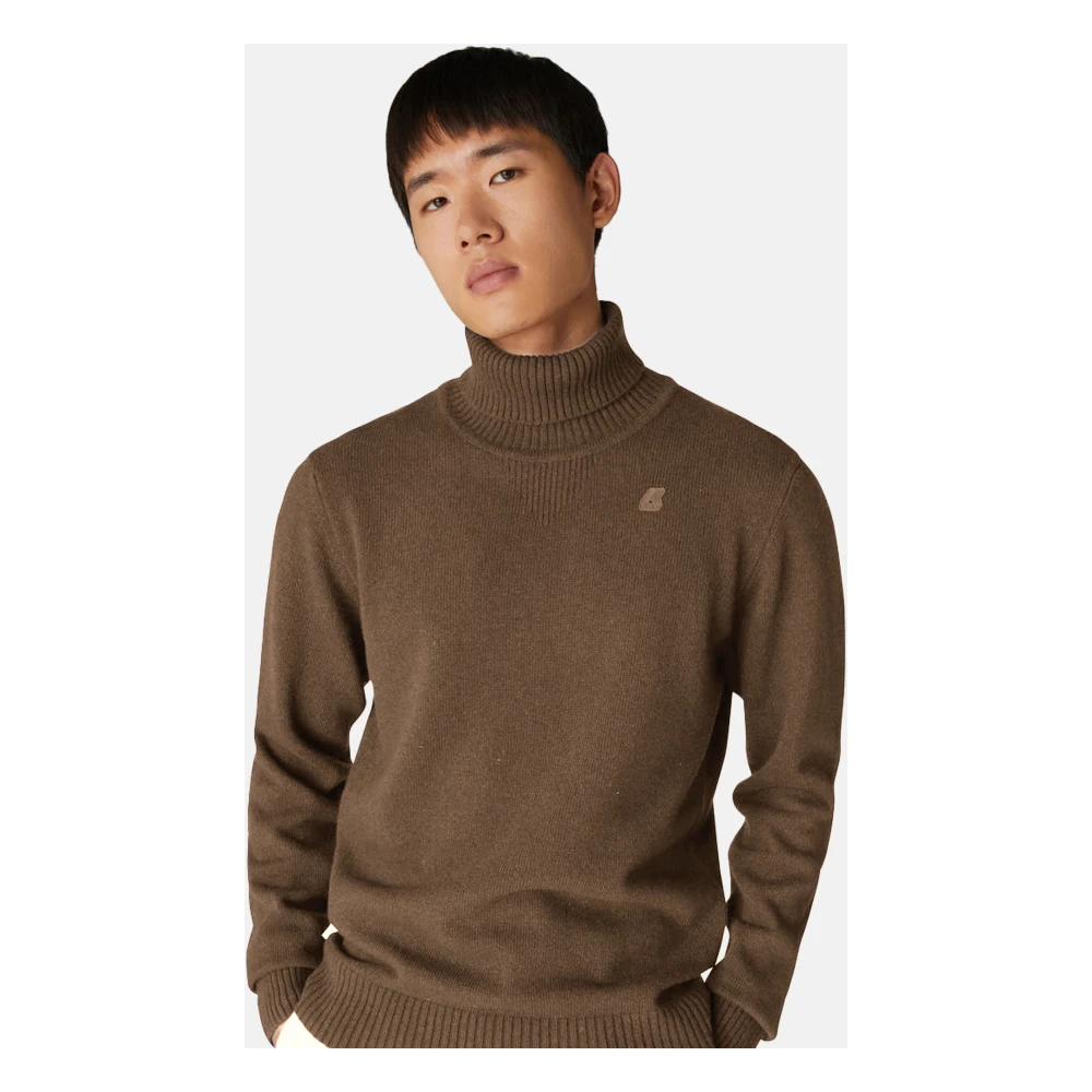 K-way Stijlvolle Gebreide Collectie Brown Heren