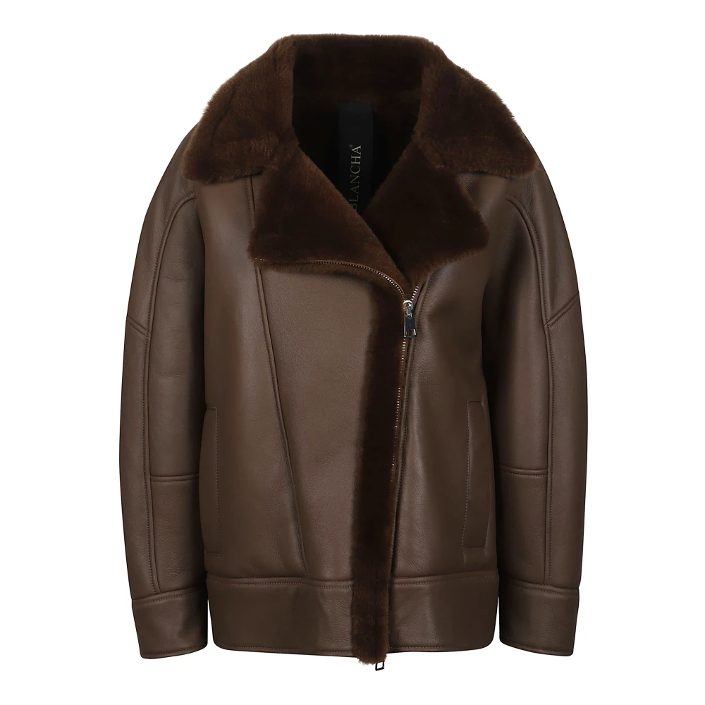 Jackets > Faux Fur & Shearling Jackets - - Blancha - Modalova