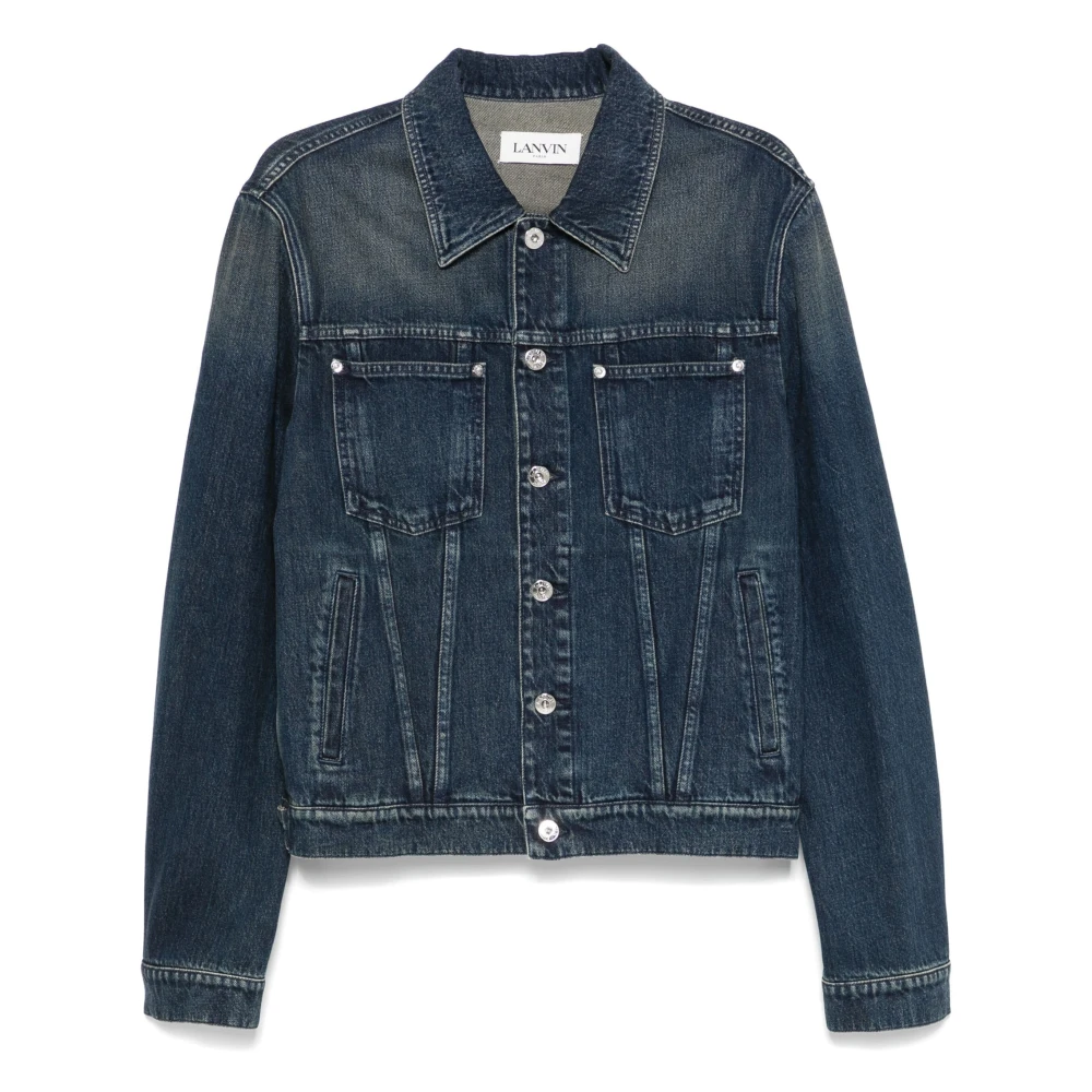Jackets > Denim Jackets - - Lanvin - Modalova