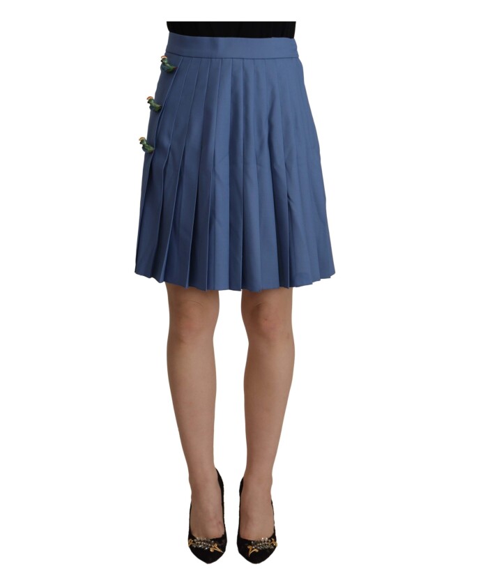elegante-jupe-mini-plissee-a-ligne-a-avec-applications-dand-39-oiseaux
