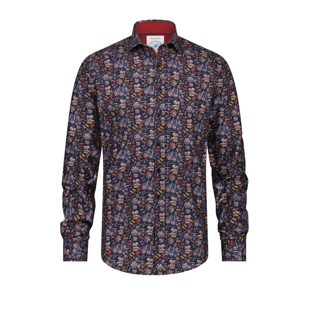 A fish named fred Casual Shirts Blue Heren