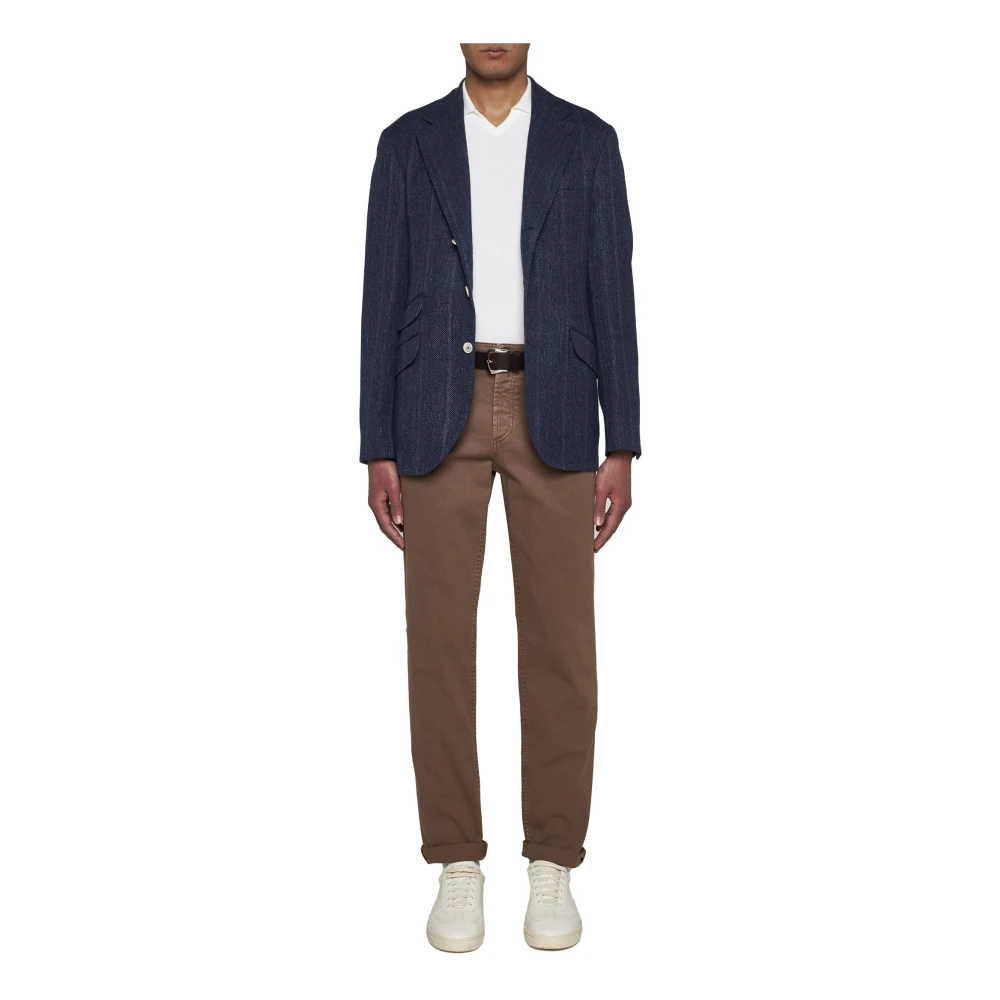 BRUNELLO CUCINELLI Blauwe Herenjassen Blue Heren