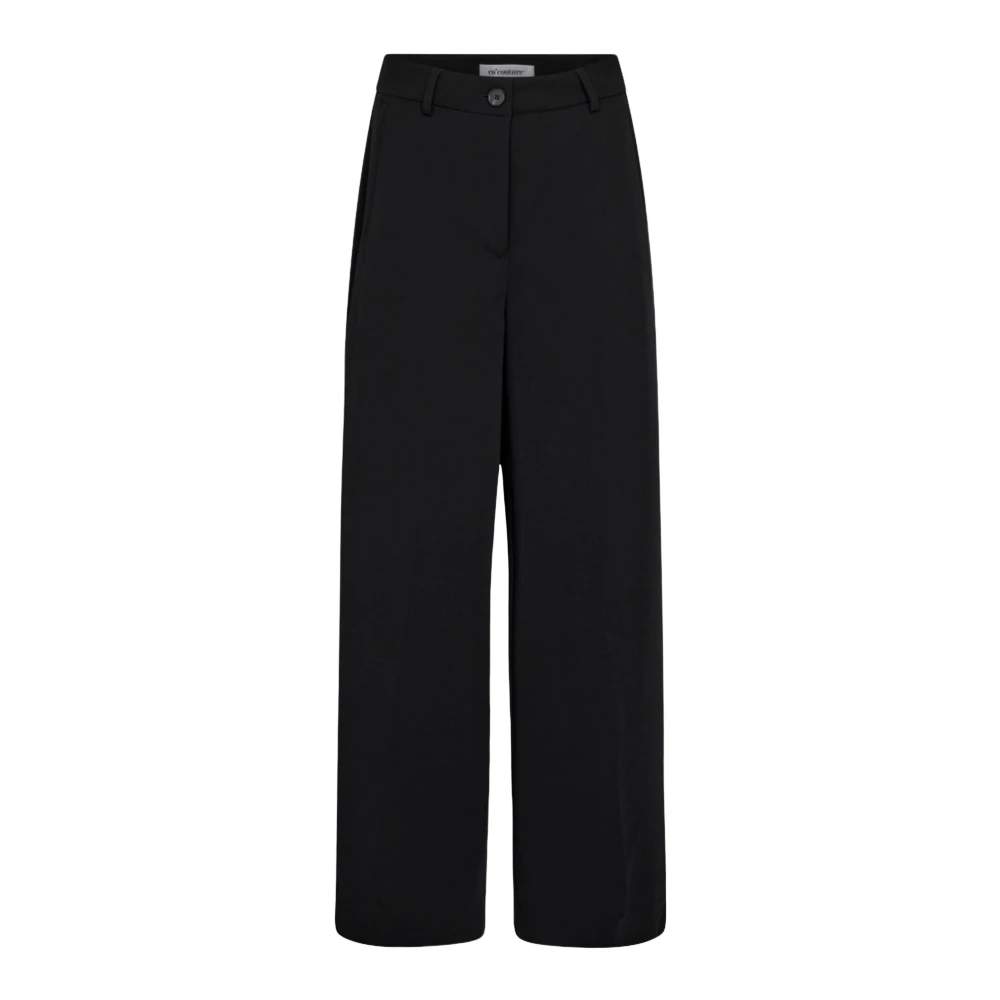 Co'Couture Wide Trousers Black, Dam