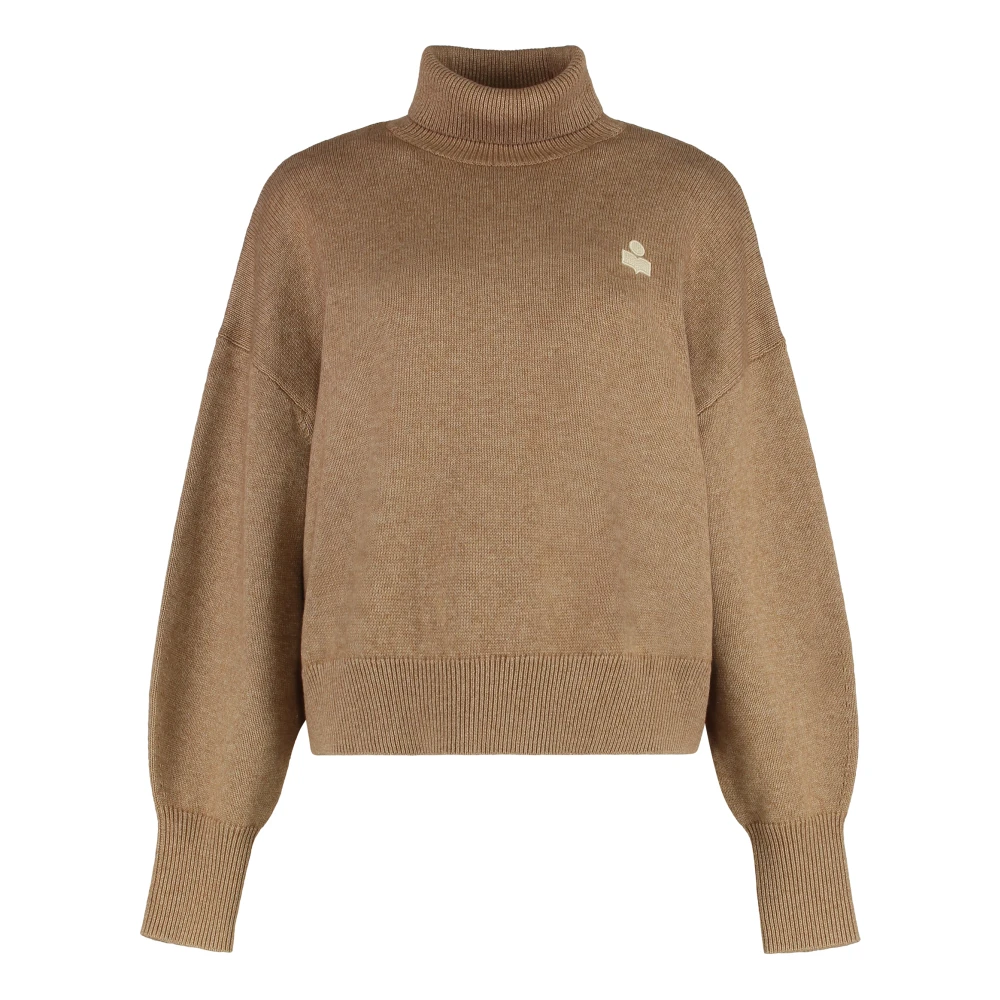 Marant Étoile Women's Brown Nasha Turtleneck Jumper