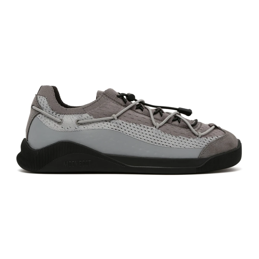 Moon Boot Men's Gray Sneakers, 3 Uk, Moonlight Trainers