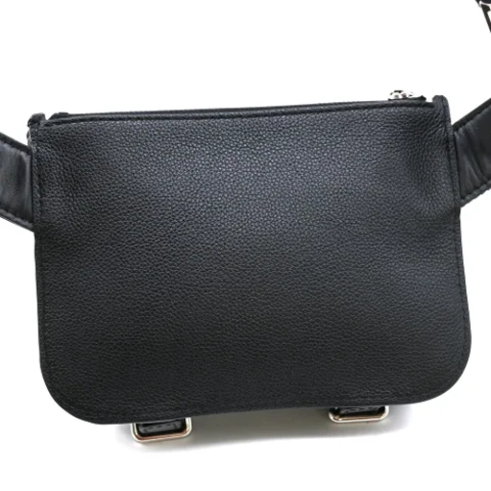 Loewe Pre-owned Leather crossbody-bags Black Dames