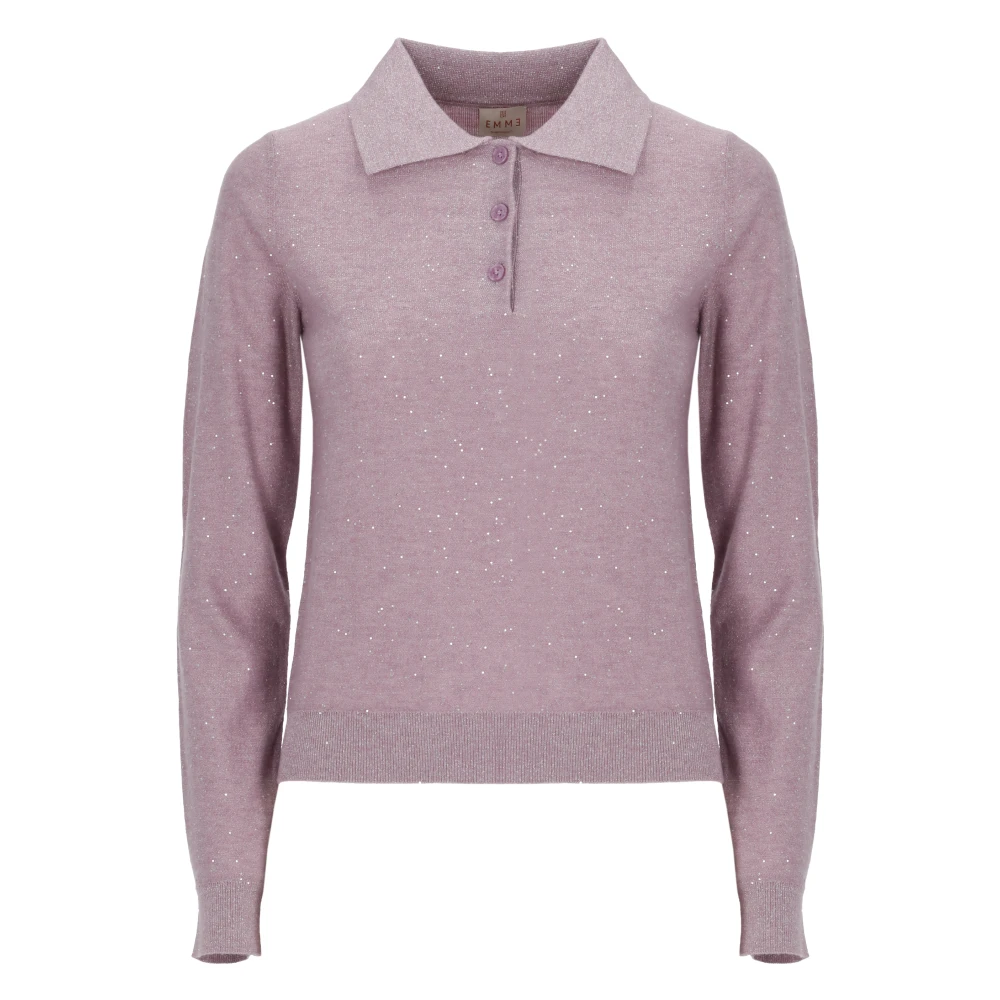 Marella Kvinno Lila Toppar Dam, L, Polyester, Linea Emme Tröja
