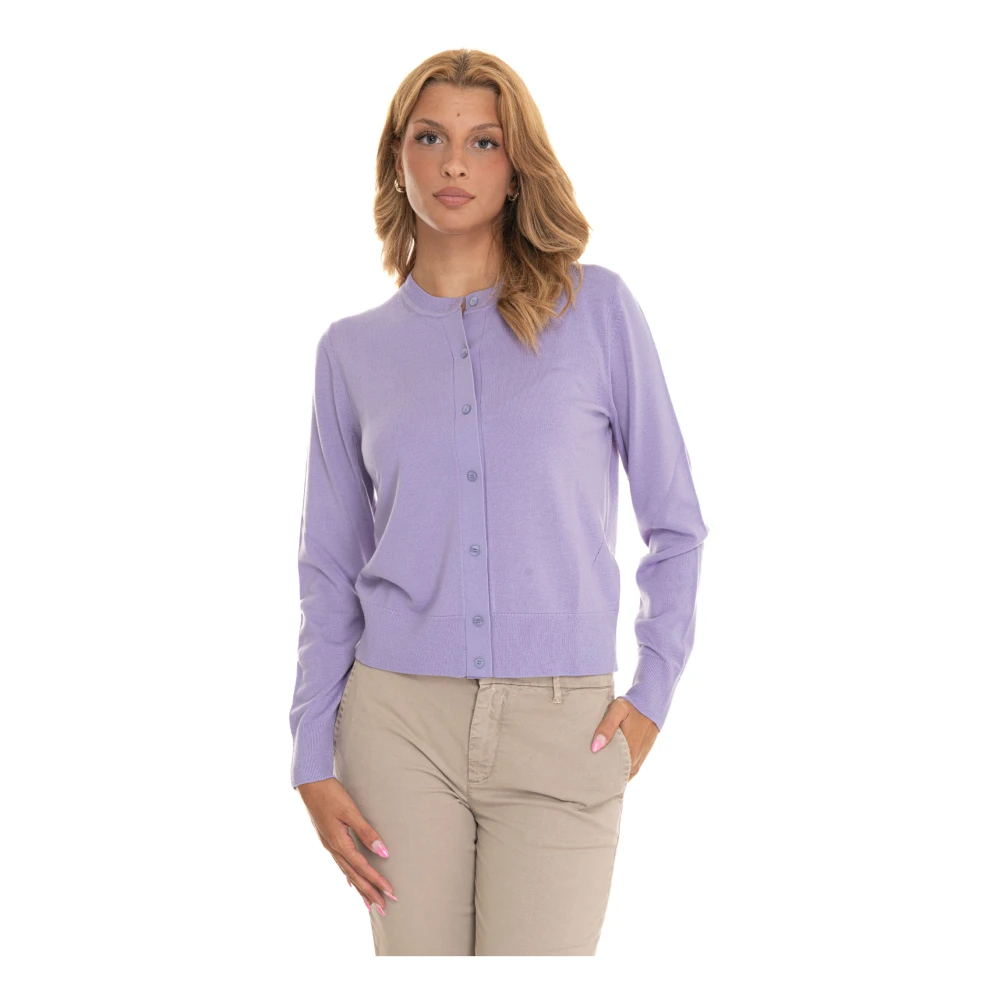 Boss Fadenasi Cardigan Purple Dames