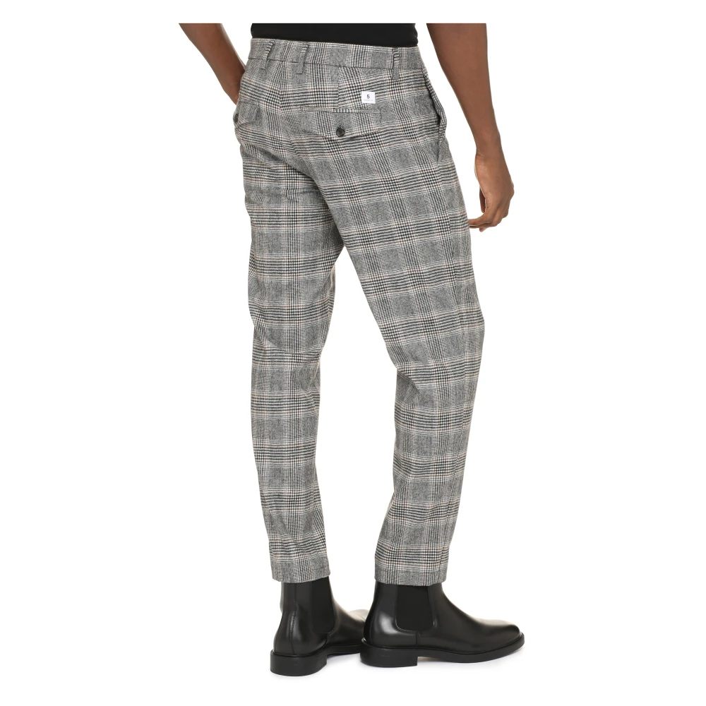 Department Five Chino Broek in wolmix Gray Heren