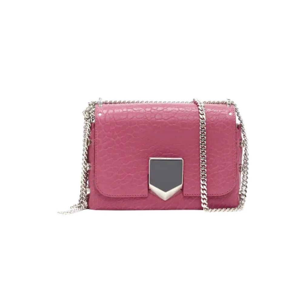Jimmy Choo Leather shoulder-bags Pink Dames