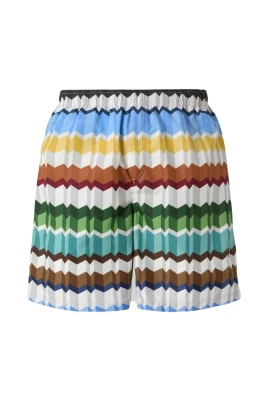 Långa badshorts med tryck