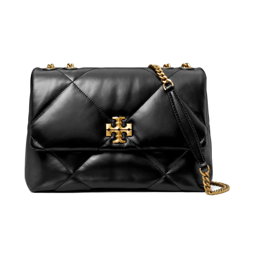 Tory Burch Kira Diamond Quilted Convertible Shoulder Bag - Female - Shoulder Bags - Black - One Size - Bags
