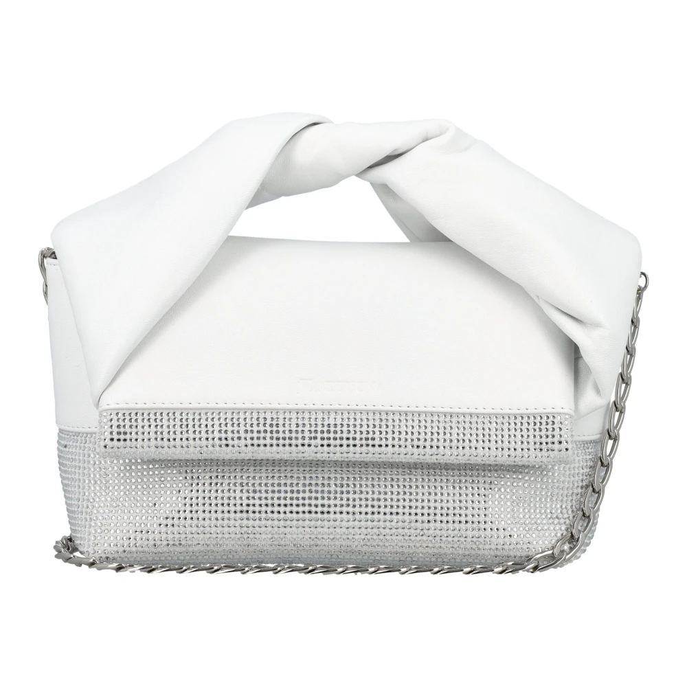Jw Anderson Women's White Shoulder Bags, One Size, Crystal Midi Twister Bag