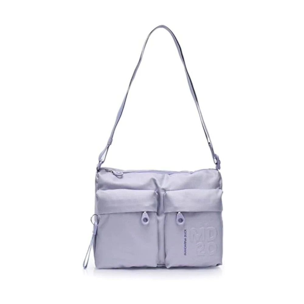 Mandarina Duck Stijlvolle Md20 Schoudertas Purple Dames