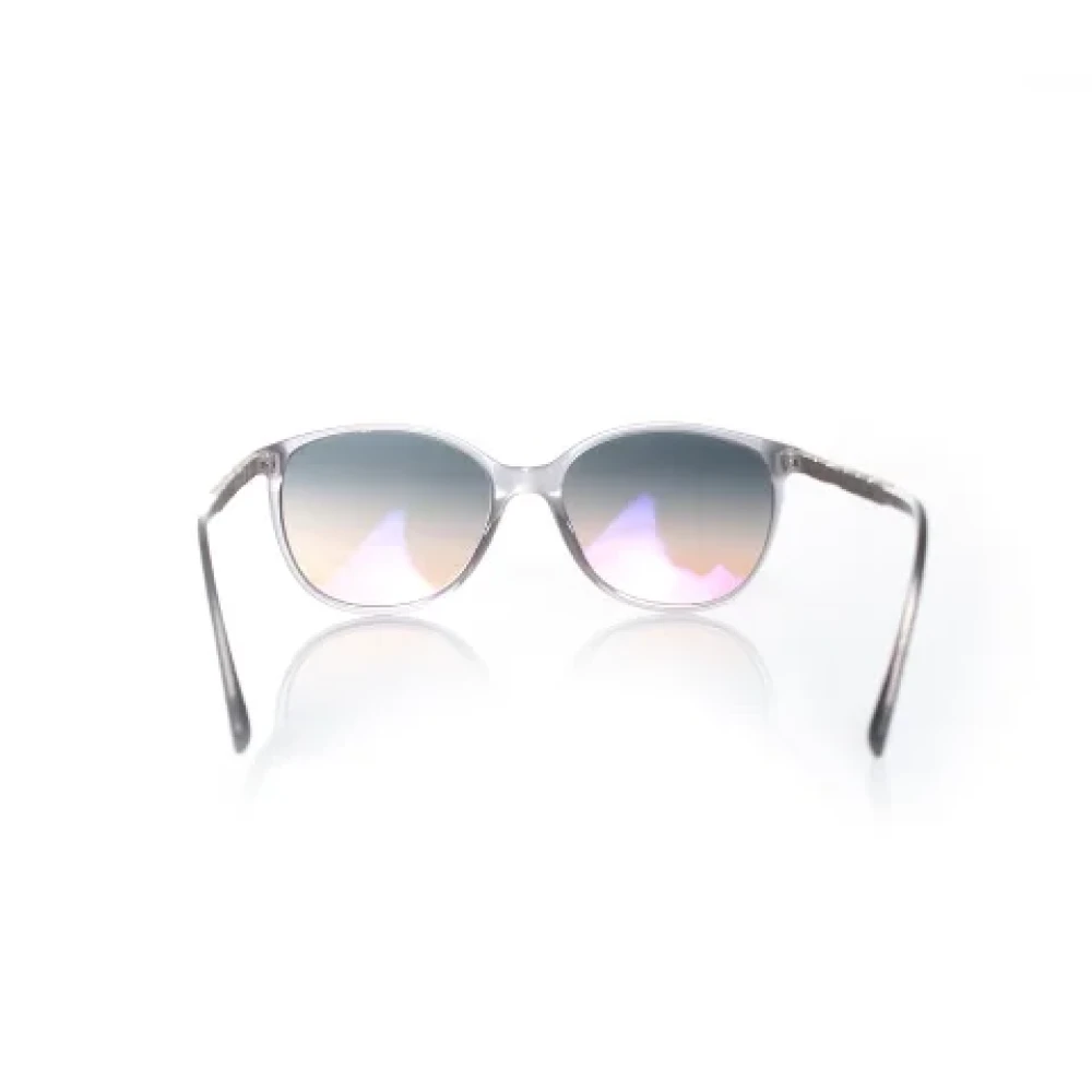 Chanel Vintage Pre-owned Plastic sunglasses Gray Dames