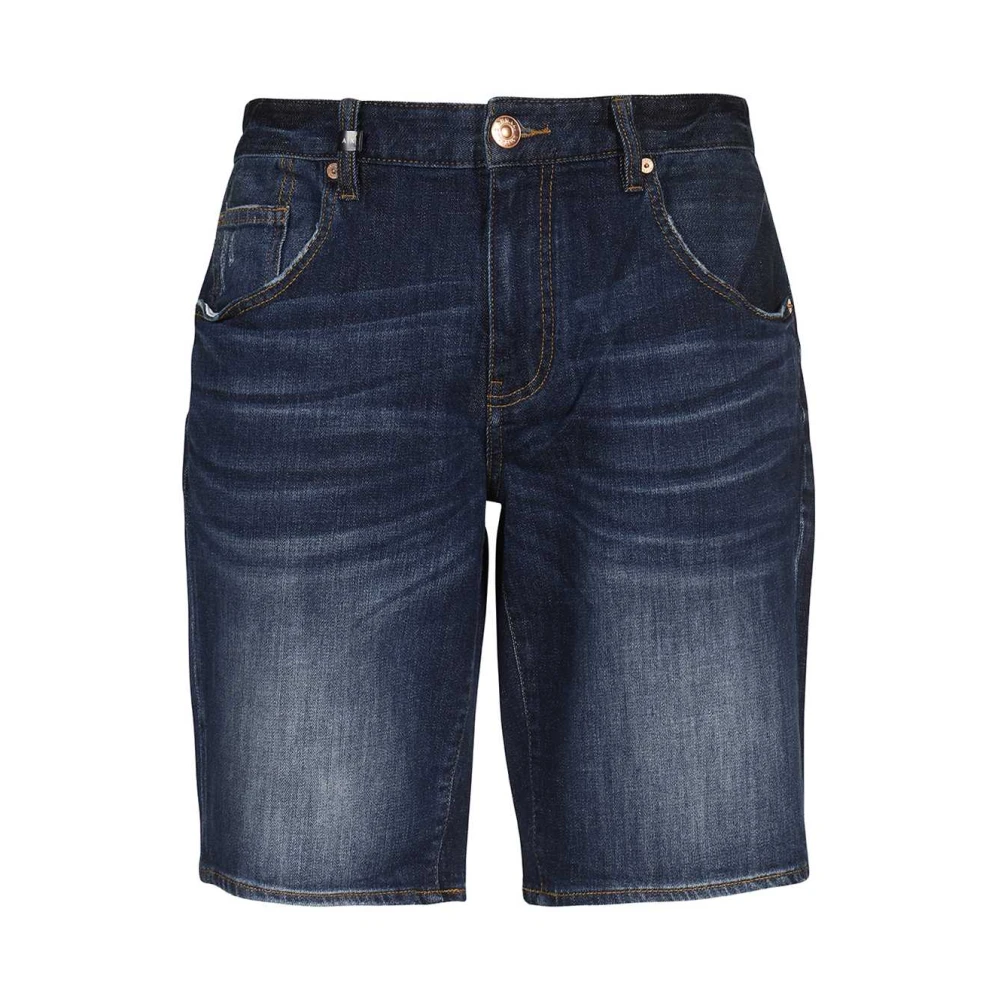 Armani Exchange Denim Shorts Blue Heren