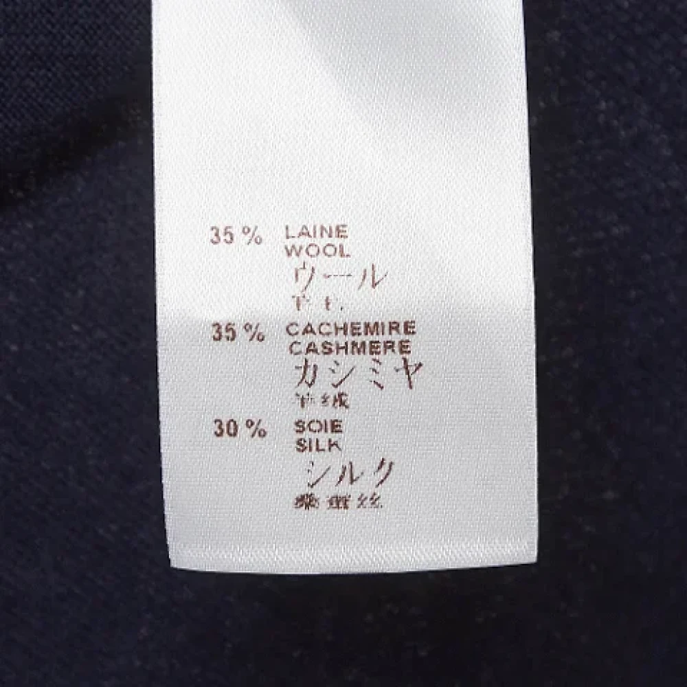 Louis Vuitton Vintage Pre-owned Knit tops Blue Dames