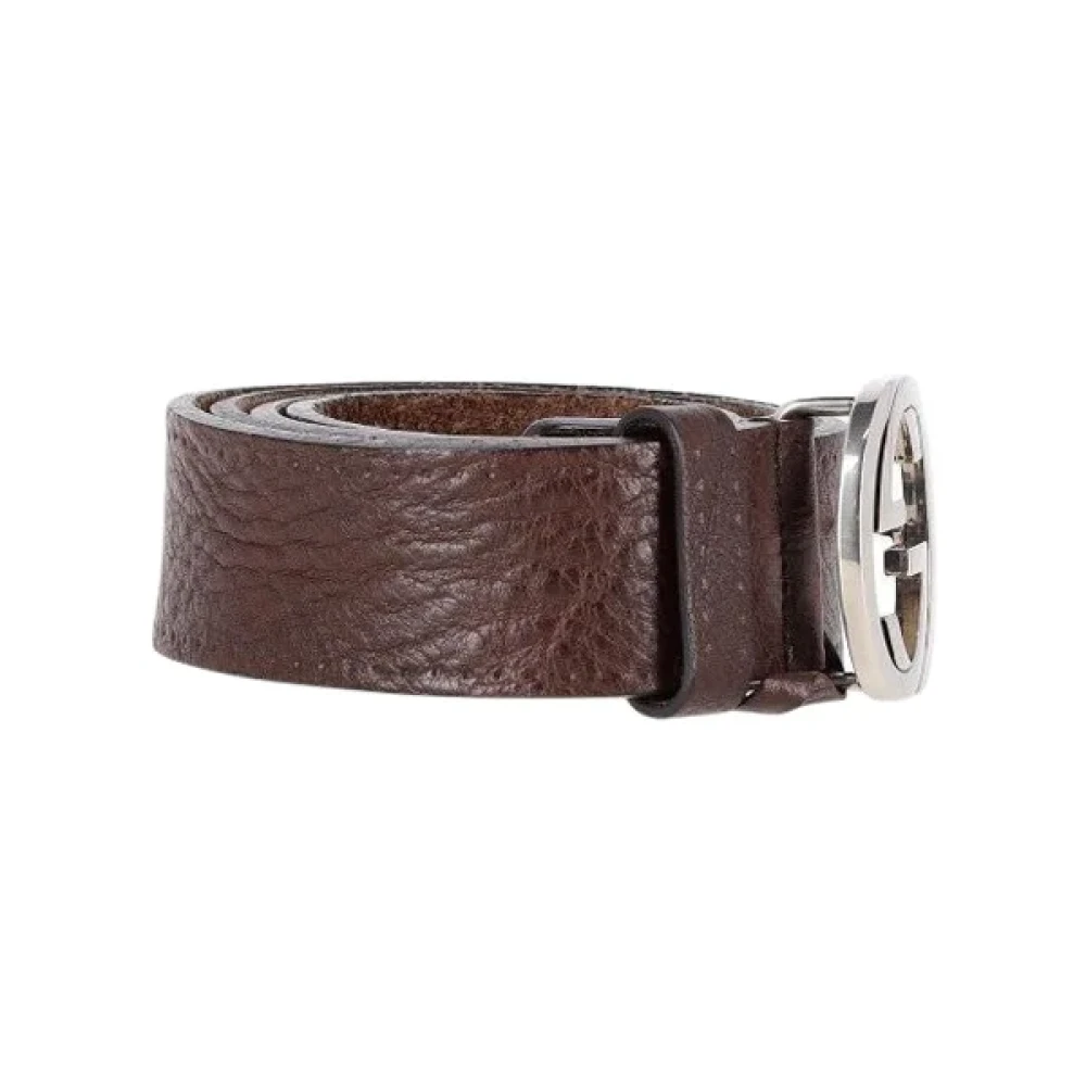 Gucci Vintage Pre-owned Leather belts Brown Heren