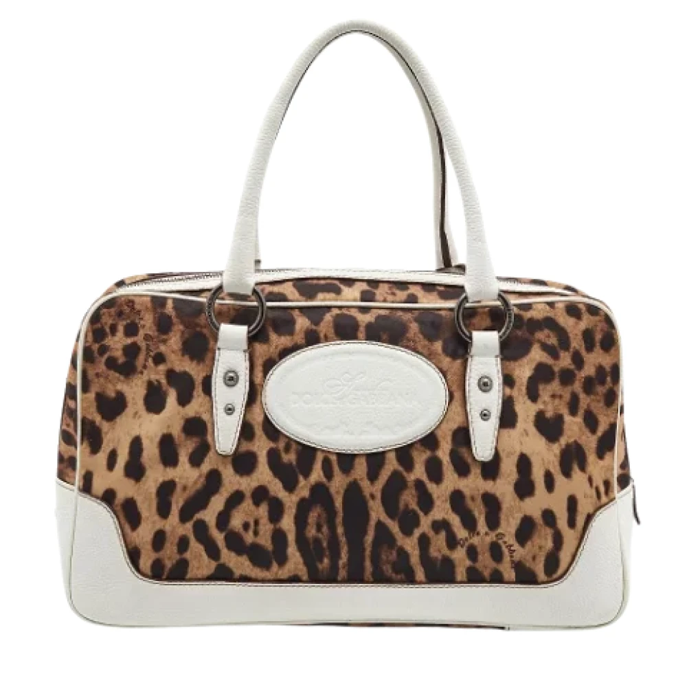 Dolce & Gabbana Pre-owned Fabric handbags White Dames