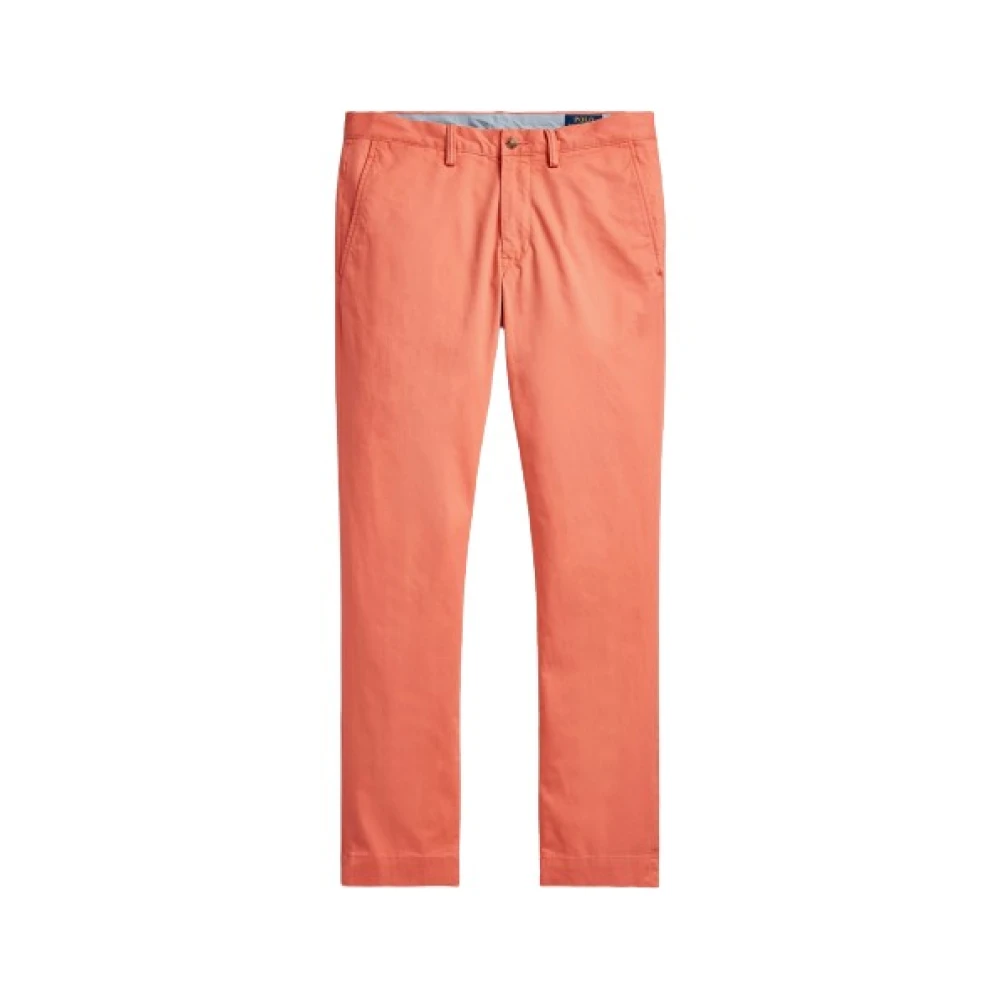 Polo Ralph Lauren Slim Fit Stretch Chino Broek Orange Heren