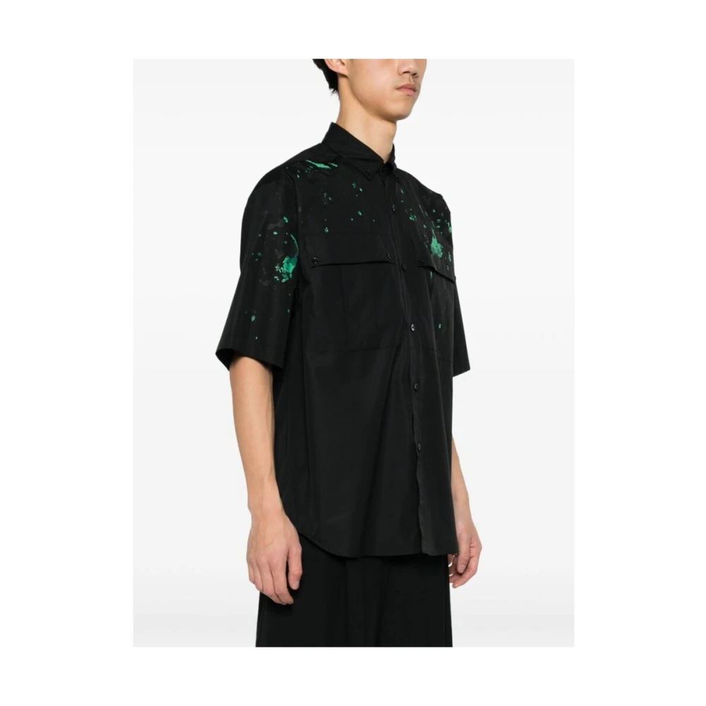 Moschino Overhemd met logo print Black Heren