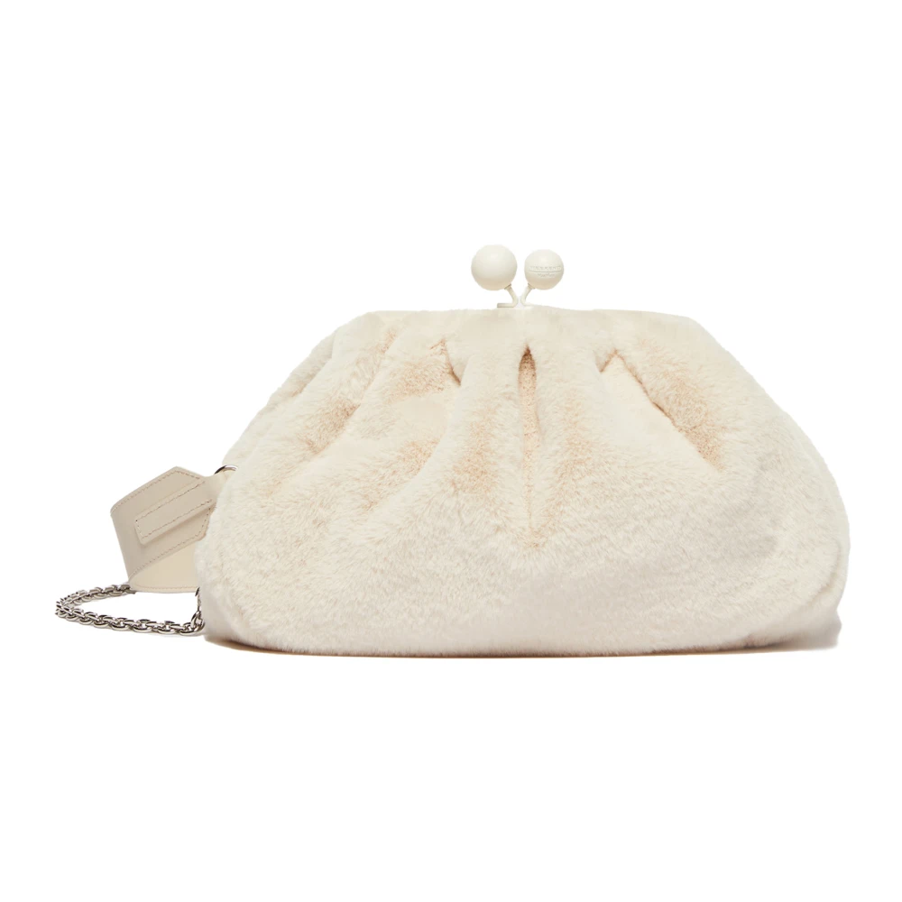 Max Mara Witte Pasticcino Tas Medium Clutch White Dames