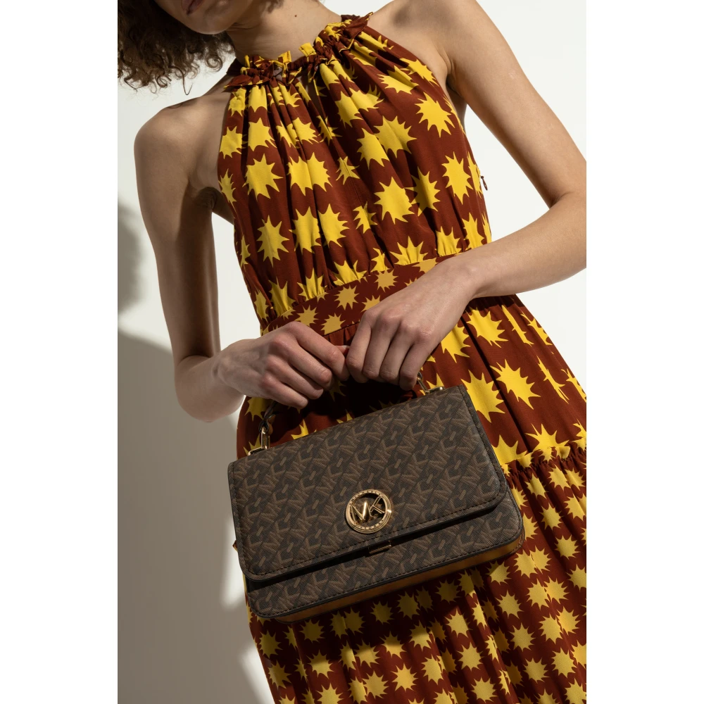 Michael Kors Delancey schoudertas Brown Dames
