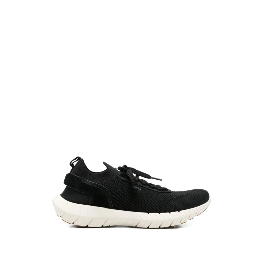 Hugo Men's Black Sneakers, 12 Uk, Trainers