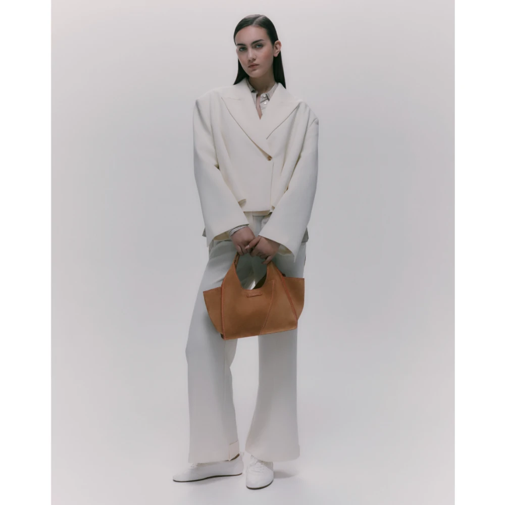 Gianni Chiarini Euforia Suède Shopper Tas Brown Dames