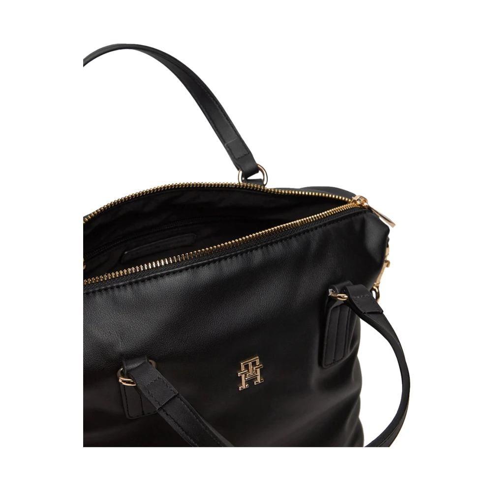 Tommy Hilfiger Elegante Zwarte Handtas voor Vrouwen Black Dames