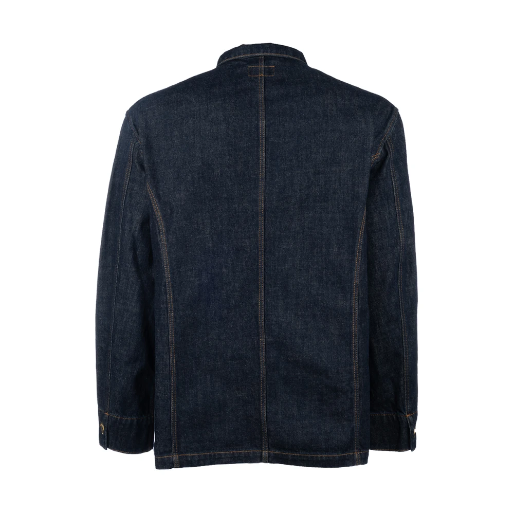 Emporio Armani Stijlvolle Jassen & Vesten Collectie Blue Heren