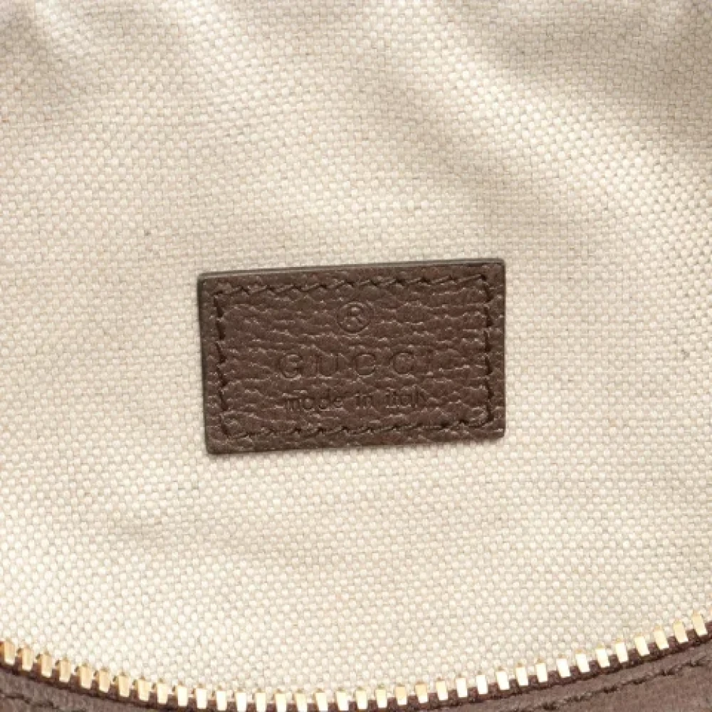 Gucci Vintage Pre-owned Canvas crossbody-bags Beige Dames