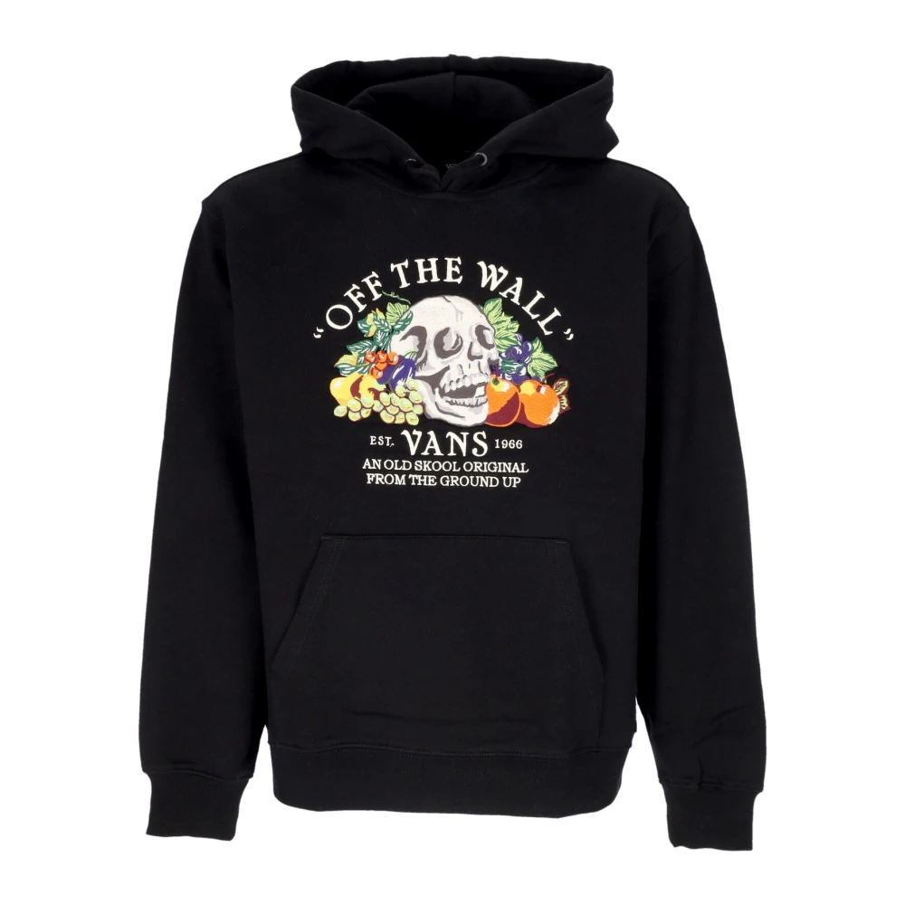 Vans Zwarte Lichtgewicht Hoodie Vanaf de Grond Omhoog Black Heren