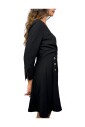 robe-en-crepe-avec-manches-3-4