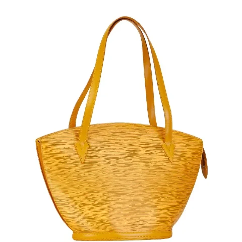 Louis Vuitton Vintage Pre-owned Leather handbags Yellow Dames