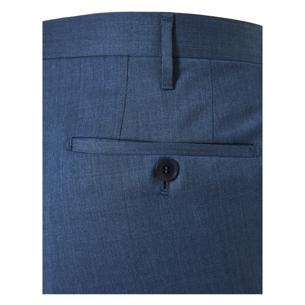 Rota Wollen broek gemaakt in Italië Blue Heren