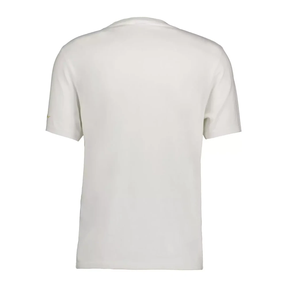 Moose Knuckles Witgoud Augustine Tee White Heren