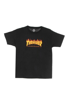 flame-tee-child-t-shirt-black-yellow